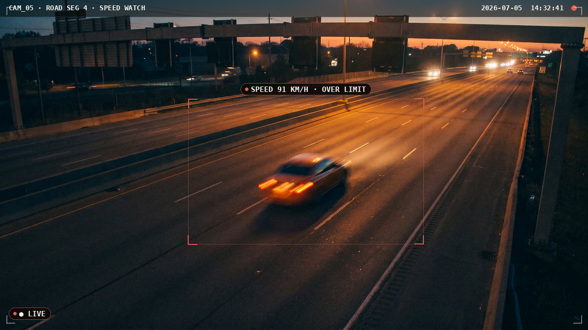 Vehicle Overspeed Detection